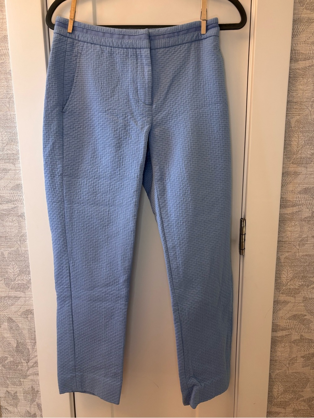 J.McLaughlin Trousers Pixie Pants Straight Leg Womens Size 4 Baby Blue